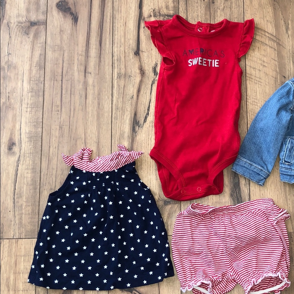 Baby girls clothes size 6 months